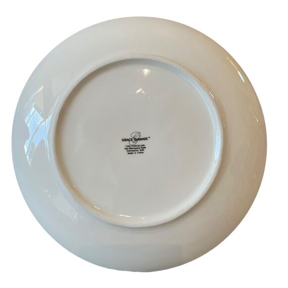 Grace Teaware NUTCRACKER BALLET Salad Plates 8in Set of 4 Christmas Holiday New - Picture 7 of 12